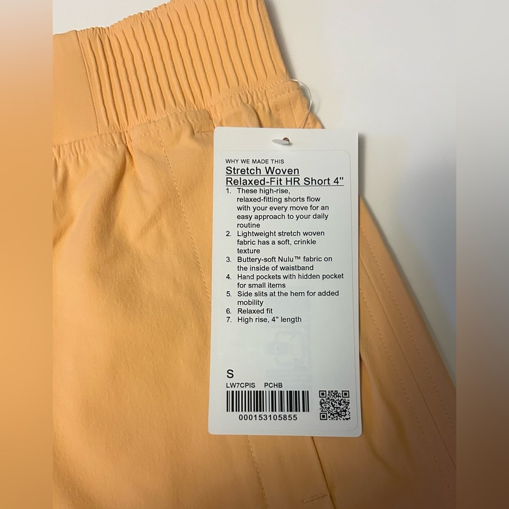 NWT Lululemon Stretch Woven Relaxed-Fit High-Rise Short 4" - Picture 8 of 12
